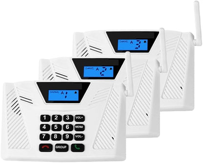 Intercoms Wireless for Home, Hands Free Intercom Upgrade, Full Duplex Two Way by SANZUCO