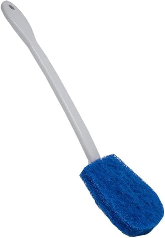 LOLA Bath & Toilet Bowl Scrubber Brush w/Comfort Handle & Hang Hole. Non-Scratch by LolaProducts