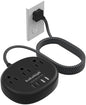 Black Extension Cord 10 Feet, 1625W Extension Cord 3 Prong by YourBetterchoice
