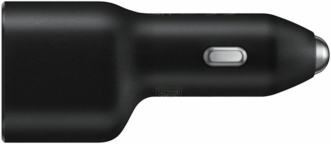 samsung galaxy official car charger, 40w, black, main product view
