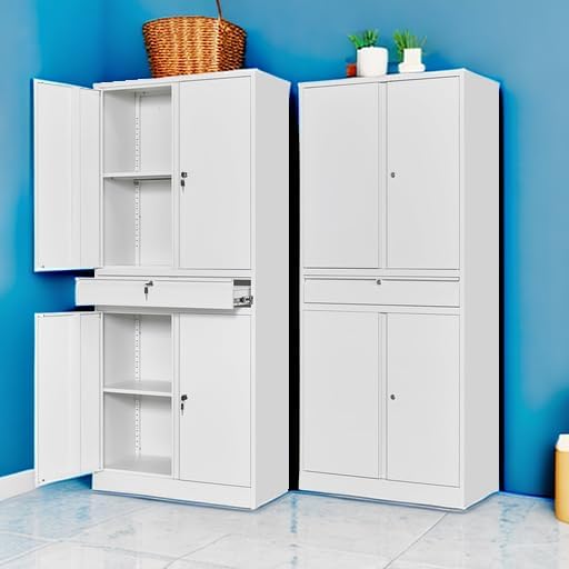 Letaya Metal Garage Storage Cabinet - Image 6