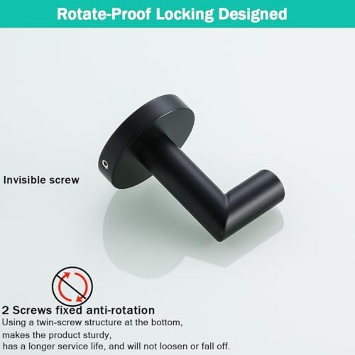 matte black bathroom hardware accessories set 4 pieces,18, package contents