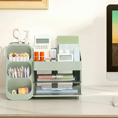 hblife desk organizer with pen pencil holder for, close-up detail