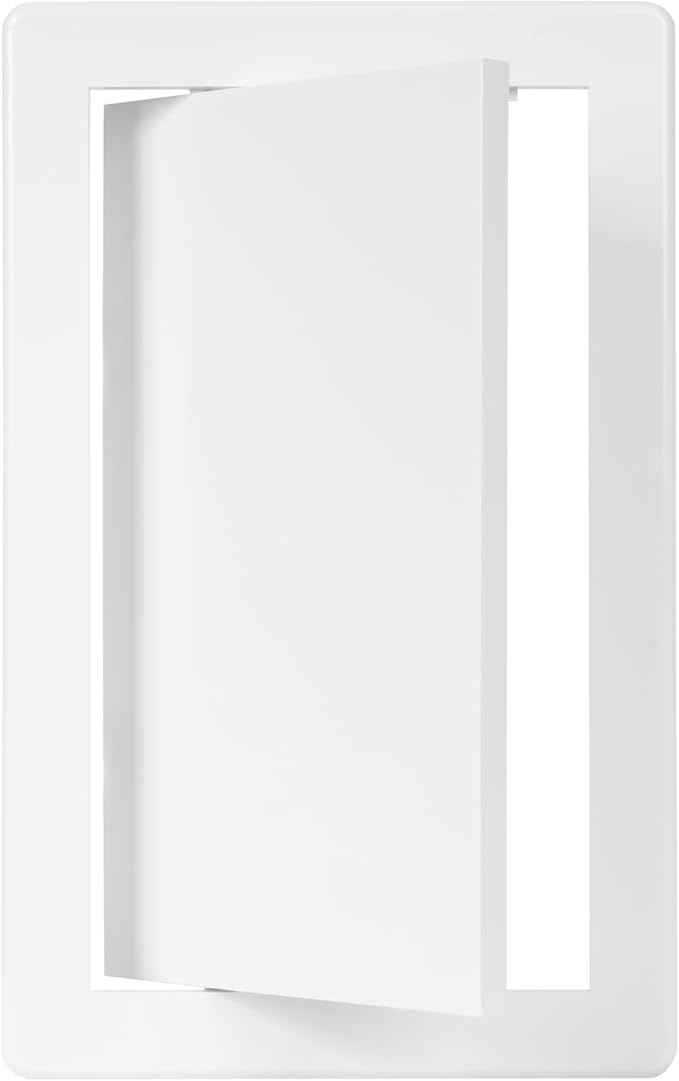 6" x 10" White Plastic Access Panel. Service Shaft Door Panel. Plumbing - Image 6