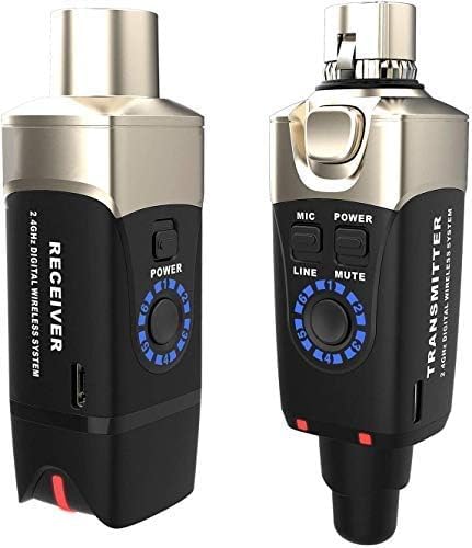 Xvive U3 XLR Microphone Wireless System 2.4GHz Wireless XLR Transmitter and - Image 2