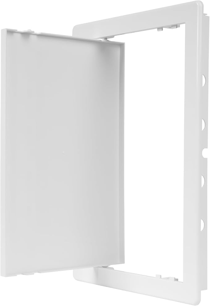 8" x 12" White Plastic Access Panel. Service Shaft Door Panel. Plumbing - Image 7