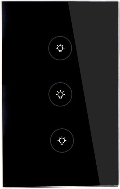 WiFi Smart Wall Touch Light Switch Glass Panel Wireless Remote Control by by MOES