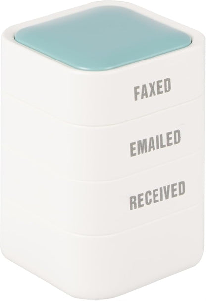 3-in-1 Faxed/Emailed/Received Office Rbber Stamps - Image 7