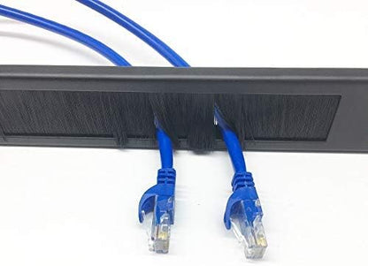 QiaoYoubang 10 Pack 1U Horizontal Rack Mount Cable Management Panel - Image 4