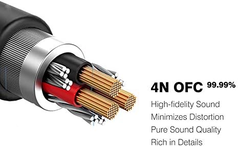 DUKABEL Long Headset Splitter Cable, 3-Pole TRS Microphone & Audio to Single - Image 5