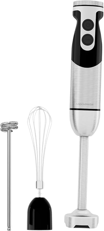 3-in-1 Immersion Hand Blender, Powerful MOTOR 12-Speed Stick Blender - Image 4