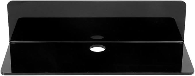 IEEK 4 PCS Small Acrylic Floating Wall Shelves, 9 Inch Adhesive Display Shelf - Image 6