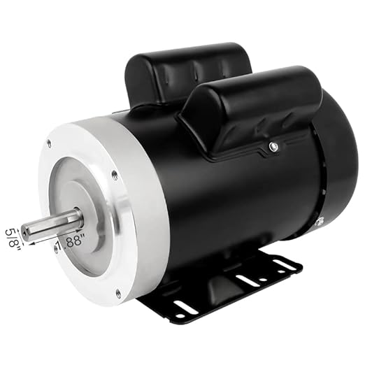 1.5HP Electric Motor 3450RPM Reversible Single Phase 56C Frame General Purpose - Image 2