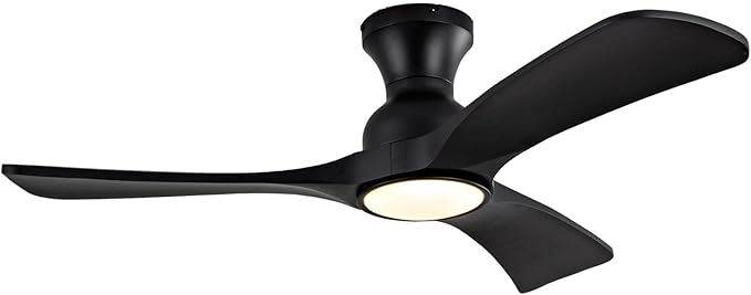 Ceiling Fans with Lights, 42 Inch Low Profile Ceiling Fan with Light, Flush by Unknown