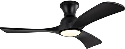 Ceiling Fans with Lights, 42 Inch Low Profile Ceiling Fan with Light, Flush by Unknown
