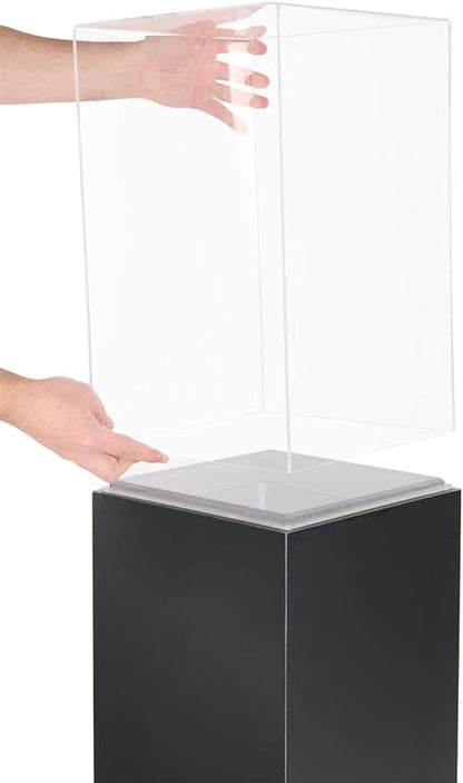 Displays2go Pedestal Display Case - Image 3
