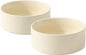 Ceramic 5.1inch Set of 2 Dog and Cat Bowls by Havniva