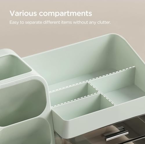 hblife desk organizer with pen pencil holder for, side view