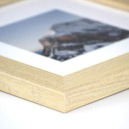 Frame It Easy 33 x 9 Wheat Wood Frame - Image 3