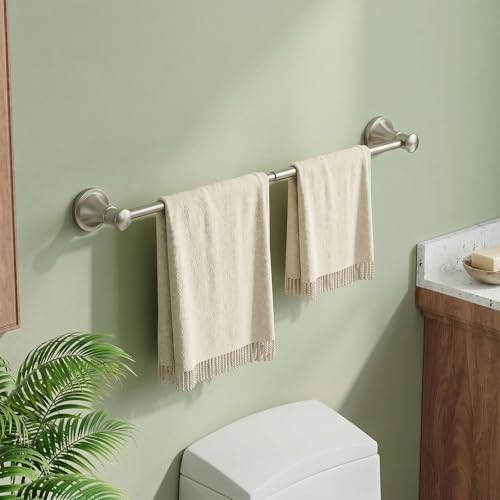 besy towel racks for bathroom wall mounted bath shown in use