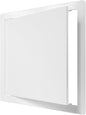 12" x 12" White Plastic Access Panel. Service Shaft Door Panel. Plumbing by Unknown
