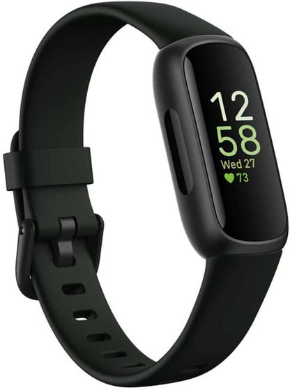 fitbit inspire 3 fitness tracker – advanced health shown in use