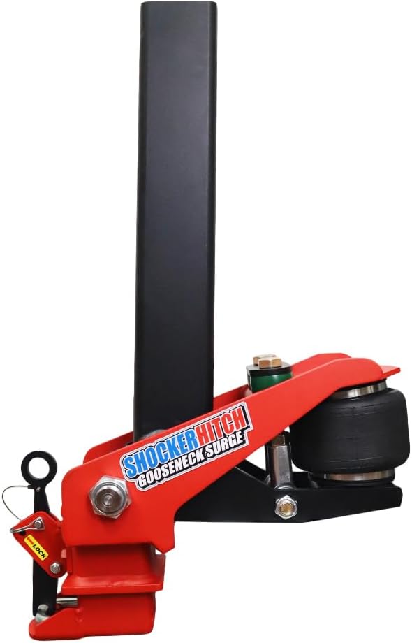 Shocker 30K Gooseneck Surge Air Hitch & Shift Lock Coupler by ShockerHitch