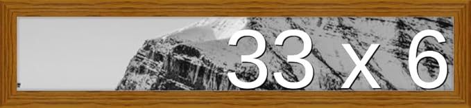 Frame It Easy 33 x 6 Hazel Wood Frame by FrameItEasy