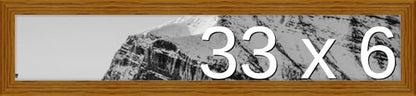 Frame It Easy 33 x 6 Hazel Wood Frame by FrameItEasy