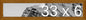 Frame It Easy 33 x 6 Hazel Wood Frame by FrameItEasy