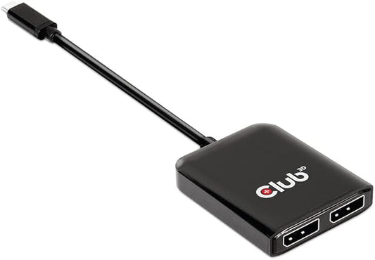 Club 3D CSV-1555 USB3.2 Gen2 Type-C to DisplayPort Dual Monitor 4K60Hz M/F MST by Club3D