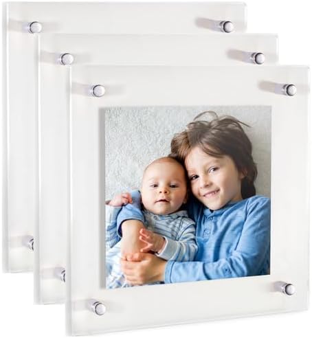 ArtToFrames 26x26 Inch Double Panel Floating Acrylic Picture Frame comes by ArtToFrames