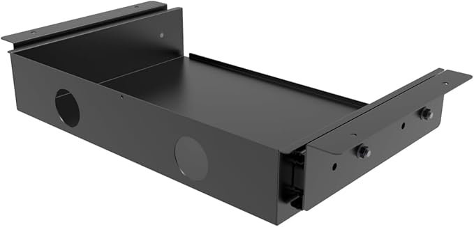 13 inch Under Desk Slide Out Storage Shelf, Sliding Under Desk Tray Drawer - Image 7