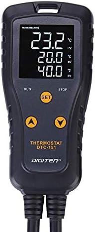Digital Temperature Controller Simple Stage Thermostat Outlet Heating & Cooling - Image 2