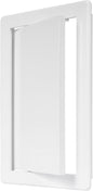 6" x 10" White Plastic Access Panel. Service Shaft Door Panel. Plumbing by Unknown