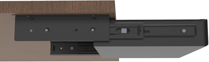 13 Inch Wide Under Desk Sliding Drawer- Pull Out Storage Organizer - Image 7