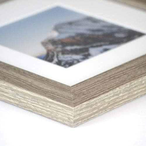 Frame It Easy 33 x 23 Rustic Gray Wood Frame - Image 3