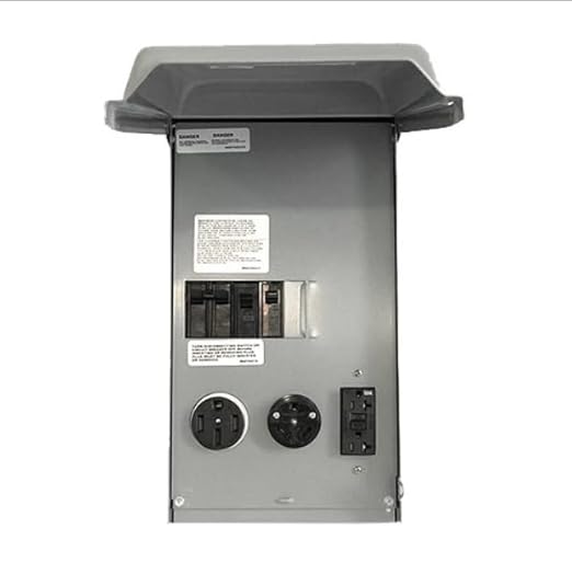 Midwest 50/30/20 amp U075CTL010 RV/EV Panel w/ 20 AMP GFCI - Image 2