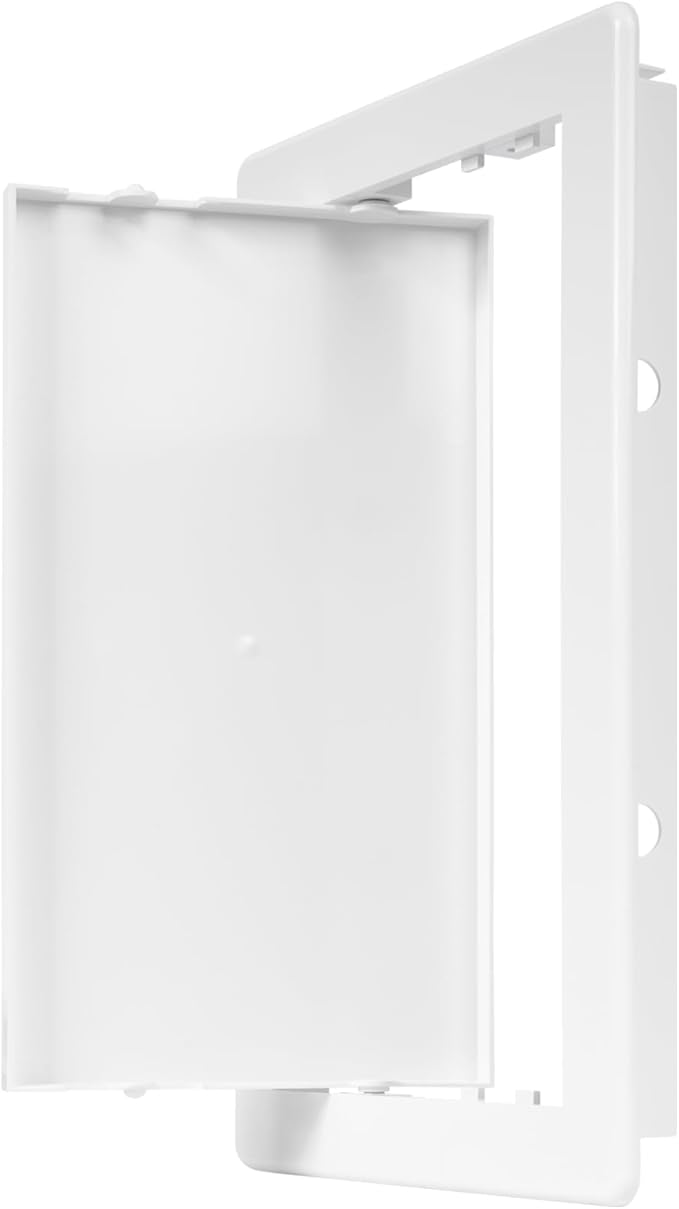 6" x 10" White Plastic Access Panel. Service Shaft Door Panel. Plumbing - Image 7