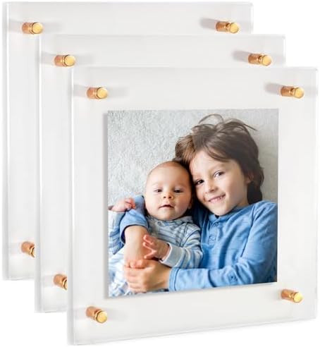ArtToFrames 14x14 Inch Double Panel Floating Acrylic Picture Frame comes by ArtToFrames