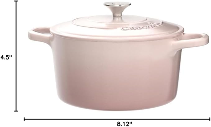 Crock-Pot Artisan Round Enameled Cast Iron Dutch Oven, Pistachio Green - Image 10