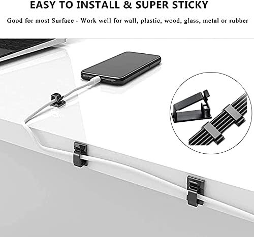 Cord Management Organizer Kit 4 Cable Sleeve split - Image 5