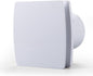 Zeyzer Exhaust Fan 110 CFM 1.0 Sones 5.9" Duct White Square Quiet Powerful by Zeyzer