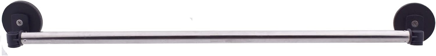 YYST Type A 16-28" Strong Magnetic Curtain Rod, cafe,Sash Rod W/Magnet (Black-1)
