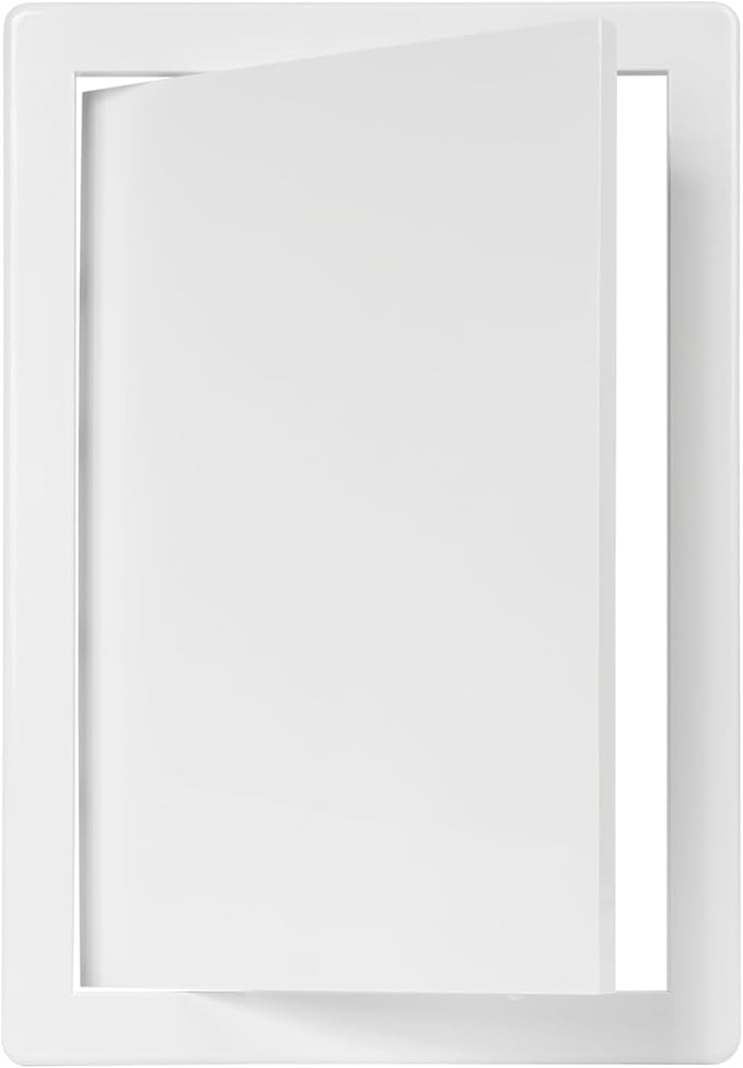 8" x 12" White Plastic Access Panel. Service Shaft Door Panel. Plumbing - Image 6