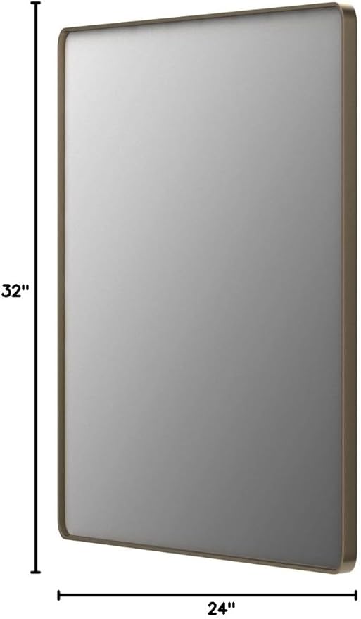 LOAAO 24”X32” Bronze Bathroom Mirrors - Image 9