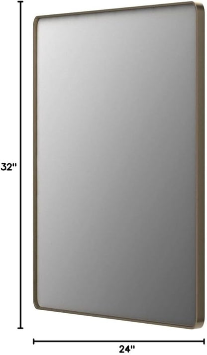 LOAAO 24”X32” Bronze Bathroom Mirrors - Image 9