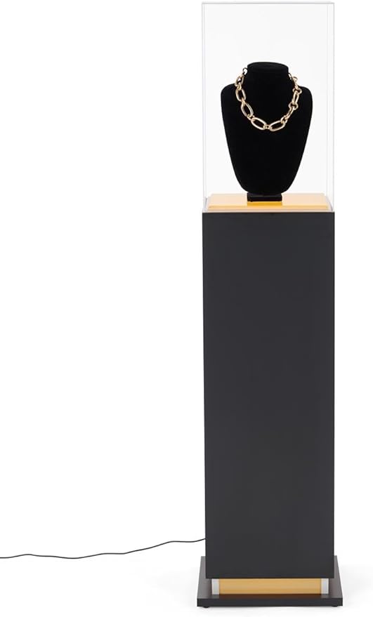 Displays2go Pedestal Display Case - Image 2