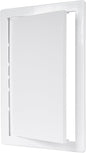 8" x 12" White Plastic Access Panel. Service Shaft Door Panel. Plumbing by Unknown
