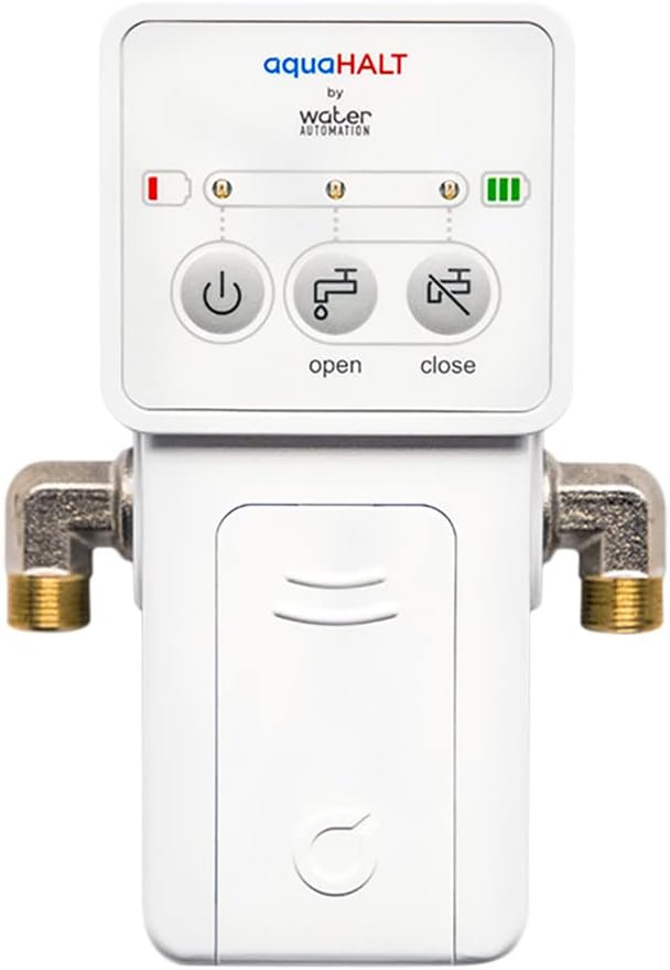 aquaHALT Smart Home Water Toilet Leak Detector Alarm and Automatic Shut Off by aquaHALT
